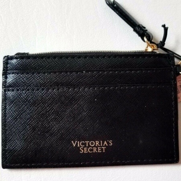 Victoria's Secret Laser floral Metallic Card Case - Picture 5 of 7